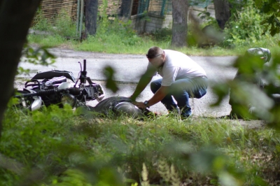 Pozoracja wypadku motocyklowego w Katowicach: zrobiliśmy wypadek, sprawdzaliśmy kierowców!  - obraz representatywny